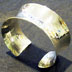 Armreif, Silber 925/000, geschmiedet, poliert